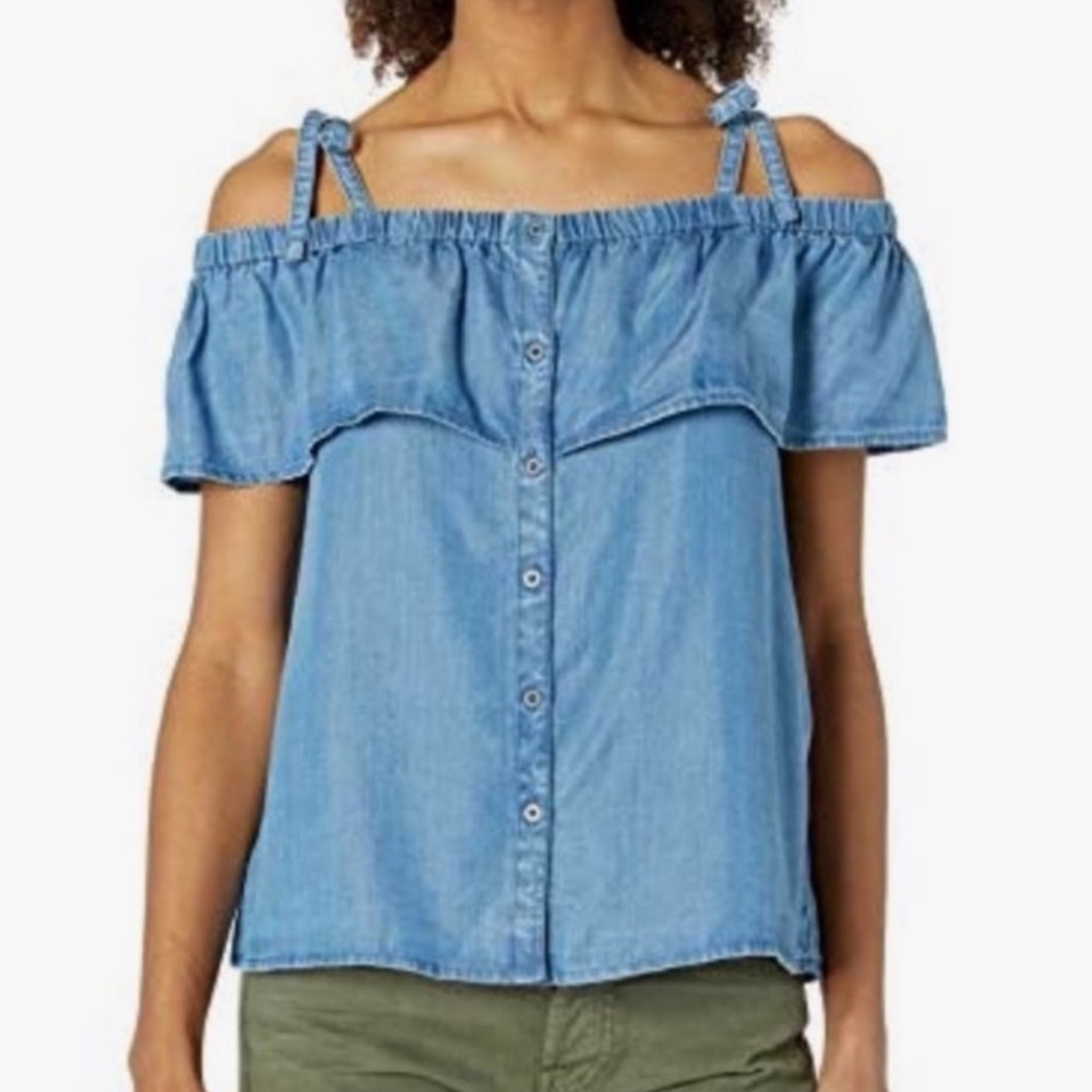 Lucky Brand Jean top w/buttons